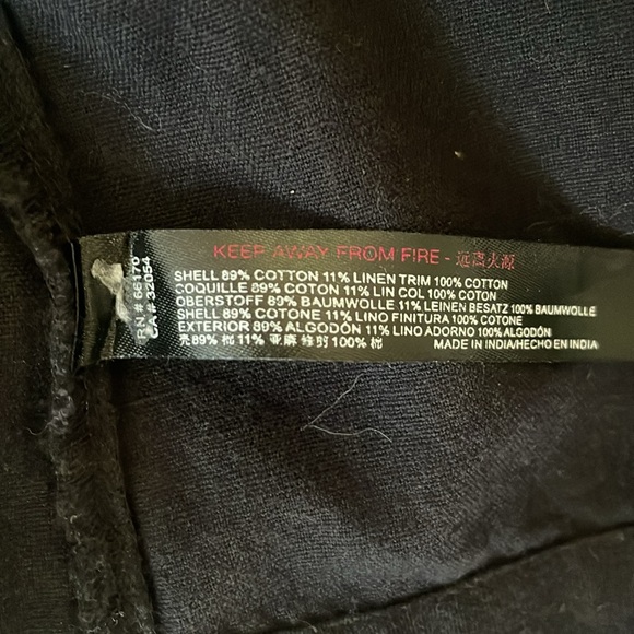 Free People Black Linen Dress XS - Picture 6 of 6